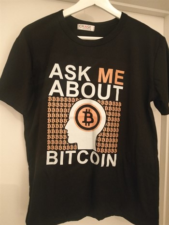 Ask Me About Bitcoin TShirt M
