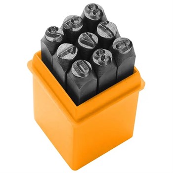 9pc 3mm Number Punch Set